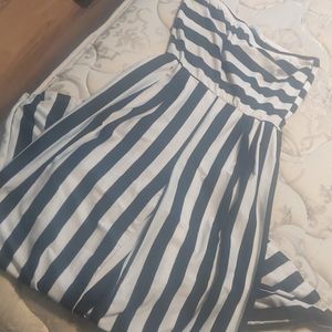 Black and white jumpsuit